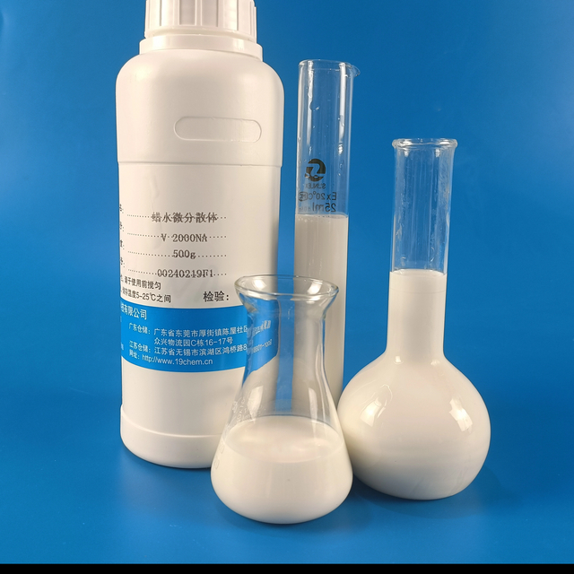 V-2000NA Wax Micro Disperson HDPE Wax Water Micro-dispersion Good Transparency Slipperiness Manufacturer